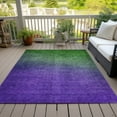 thumbnail image 6 of Addison Rugs Chantille Indoor/Outdoor Solid Ombre Green Washable Rectangle Rug, 2'6" x 3'10", 6 of 6