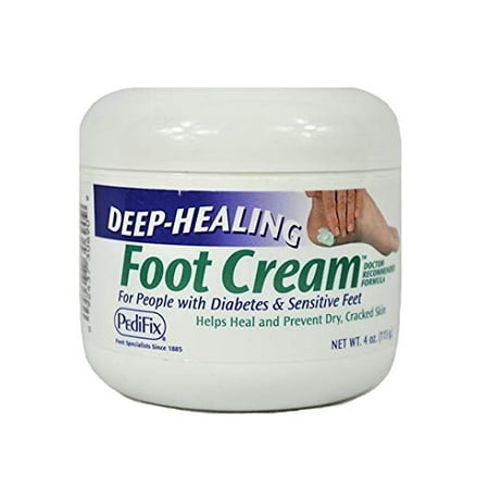 Pedifix (a) Deep Healing Foot Cream 4oz Jar (2 (Best Foot Healing Cream)