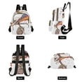 thumbnail image 4 of FORMRS Mini Backpack Purse for Women Travel Daypack Casual Shoulder Bag, Colorful Skeleton, 4 of 7