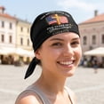 thumbnail image 4 of Multinational Flag Print Stretch Bandana Scarf Soft Breathable Head Wrap Lightweight Patriotic Turban Hair Cover for Outdoor Motorcycle Riding Daily Fashion Hairstyle Accessory, 4 of 5