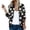 Black, variant on Women's Floral Print Zip Up Jacket – Lightweight Casual Bomber Jacket with Stand Collar – Long Sleeve Spring Fall Coat – S-XXL