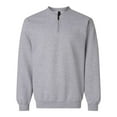 thumbnail image 4 of Unisex Softstyle Midweight Fleece Quarter-Zip Sweatshirt, 4 of 6
