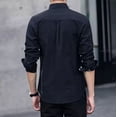 thumbnail image 2 of Camisas Slim Hombre Manga Larga Casual Caballeros, 2 of 6