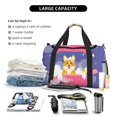 thumbnail image 5 of Rocae Dog Washes in a Bath Print Hand Travel Bag Travel Duffel Bag and Fitness Bag, Women's Waterproof Weekend Tote, Men's Travel and Fitness Essentials, 5 of 7