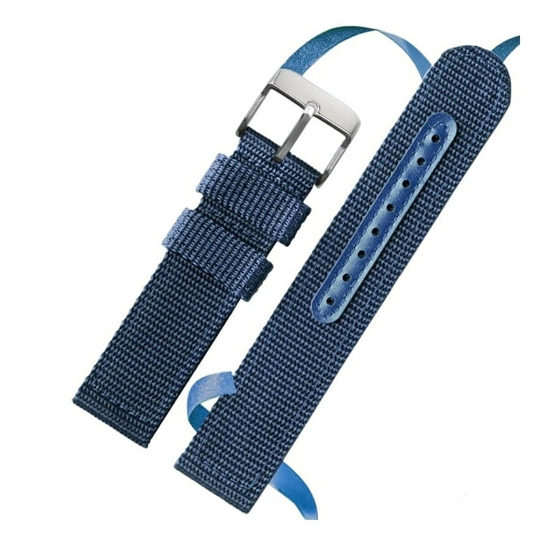 Weave Nylon Watch Band Fit For Seiko Military SNK789 Canvas - Main Image