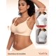 thumbnail image 3 of Sujetador inalámbrico Vertvie Seamless Push Up de cobertura total Nude XL, 3 of 6