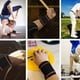 thumbnail image 5 of Muñequeras para fitness | Muñequera Prevención Dolores de muñeca, esguinces, lesiones deportivasNegro y azul, 5 of 5