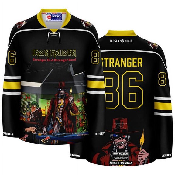 Iron Maiden Stranger in a Strange Land SUB Hockey Jersey
