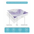 thumbnail image 5 of Quilts Twin XL Size, Purple Waves Coastal Soft Comforter Bedding Set for Bed, PurpleOmbre Summer Beach Oceans Lightweight Quilted Bedspread with Pillow Cover(2 Pieces) for All Season, 68x98 Inch, 5 of 6