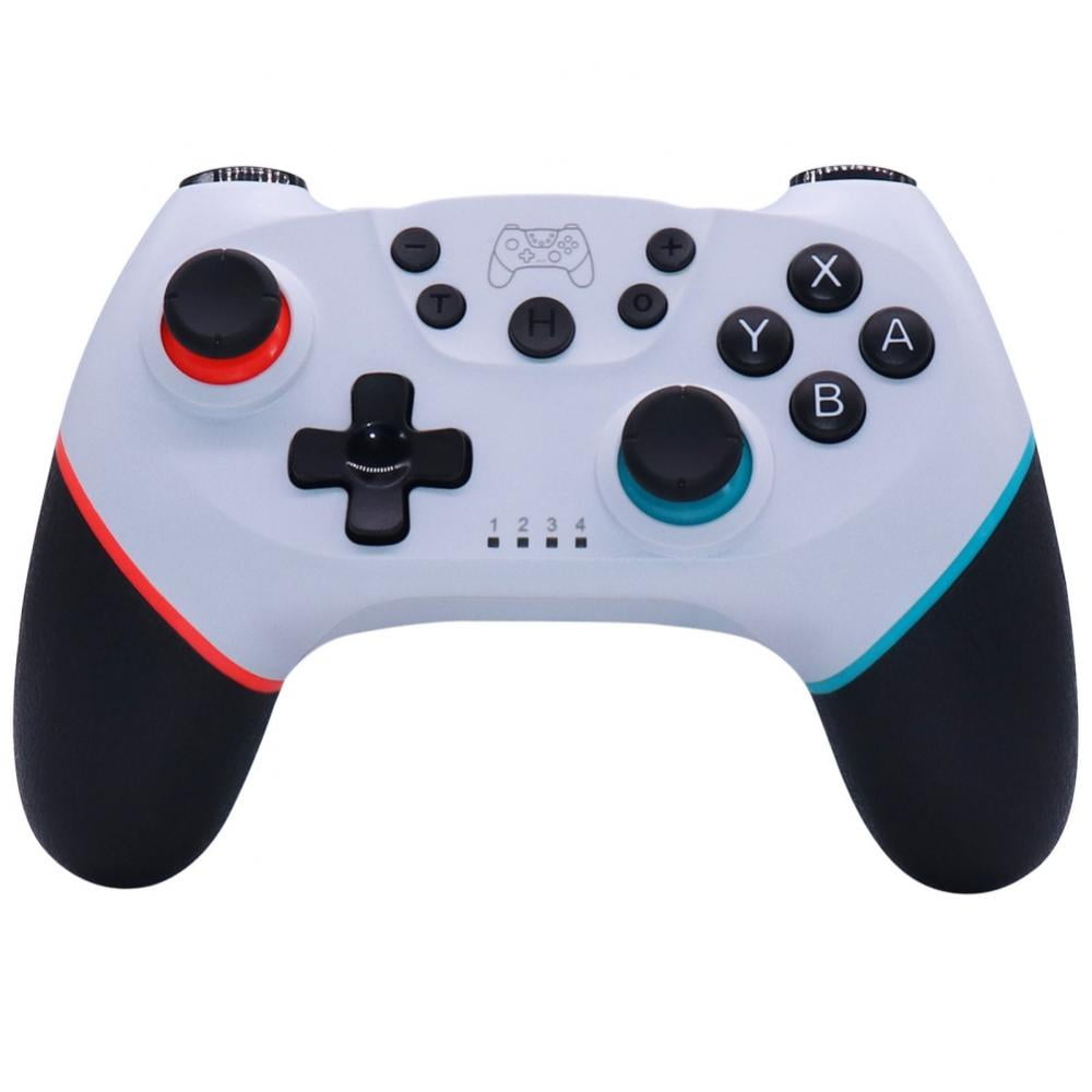 Wireless Bluetooth Game Joystick Controller Gamepad for Switch Pro Console NS Bluetooth Controller (White) - Walmart.com