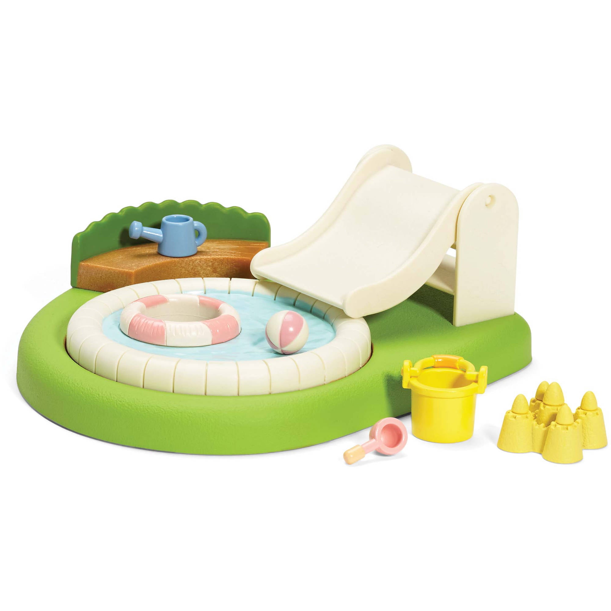Family Baby Pool Sandbox Furniture Set Calico Critters Kids Accessories Toy Gift 