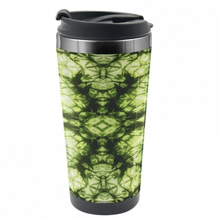 

Abstract Travel Mug Abstract Retro Fashion Steel Thermal Cup 16 oz by Ambesonne