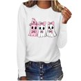 thumbnail image 5 of Miqool Halloween Shirts for Women Casual Long Sleeve Tops Cute Ghost Graphic Tee Halloween Loose Fit T Shirts, 5 of 7