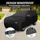 thumbnail image 4 of Funda de coche Unique Bargains 210D-PU Oxford, impermeable y a prueba de viento, con cremallera para Hyundai Santa Fe, 4 of 7