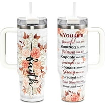 Christian Gifts For Women - 30 OZ Christian Tumbler Travel Cup - Mother''s Day, Birthday, Christmas Gifts for Women - Inspirational, Catholic, Religious Gifts For Mom, Friend, Sister, Grandma