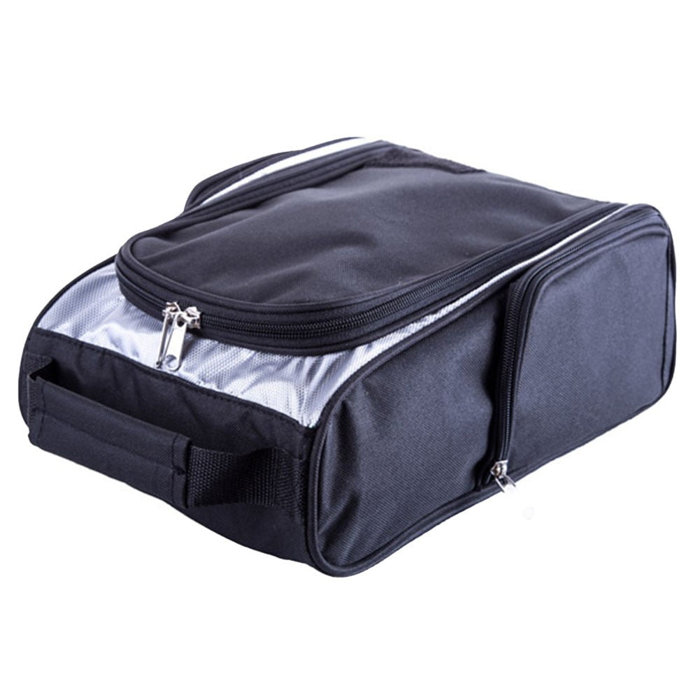 Golf Shoe Bag Portable Dust-Proof Sports Bag with Side Pockets 600D Oxford Cloth Wear-Resistant Case