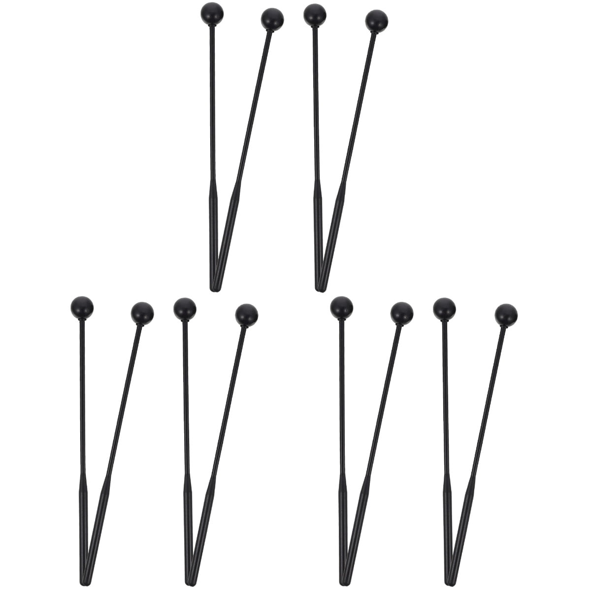 MLINS 6 Pairs Xylophone Mallets Percussion Drumsticks for Marimba Stage Performance and Music Practice