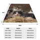 thumbnail image 3 of Balery Cat Family Manta de Felpa Suave y Acogedora – Cobija de Franela Aterciopelada para Cama, Lavable y Cálida para Sofá, Mascotas, Transpirable-40"x30", 3 of 7