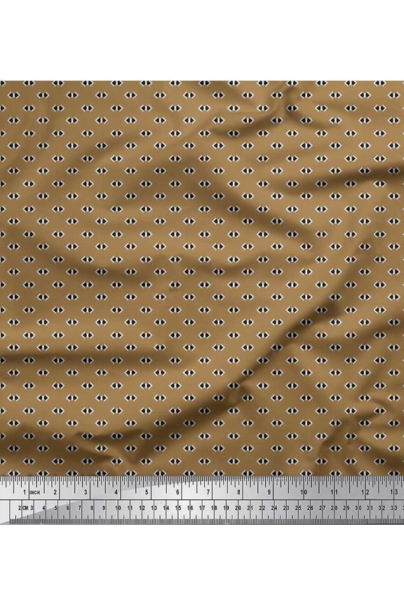 Viscose Chiffon Fabric Two Sided Arrow Shirting Printed Fabric 1 Yard 42 Inch Wide