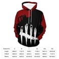 thumbnail image 2 of Dead by Daylight DBD Unisex Adult Hoodie Casual Hooded Sweatshirt Pullover Novelty 3D Printed Sweater Jacket 3XL, 2 of 8