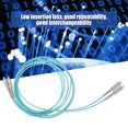 thumbnail image 3 of Optical Fiber Patch Cable 3 Meter, SC UPC SC UPC Multimode Duplex Fiber Optic Cable, SC to SC Fiber Optic Cable Cord, Blue, 3 of 7