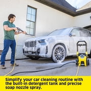 Kärcher Pressure Washer K1900PS, CETA Certified, 3 Spray Nozzles, Detergent Tank, For Cars, Driveways, Siding, Patios, 1.2 GPM