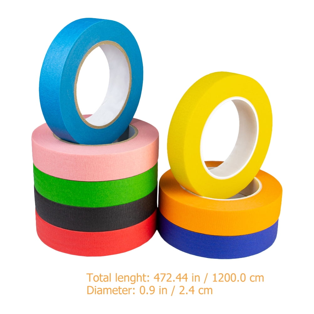 OUNONA 16 Rolls  DIY Washi Tapes Art Crafts Scrapbooking Tapes Scrapbook Tearable Tapes