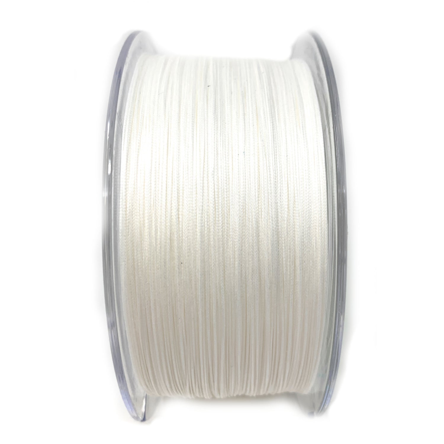 Reaction Tackle Hollow Core, 16 Strand Braided Fishing Line White - 80LB / 500yds