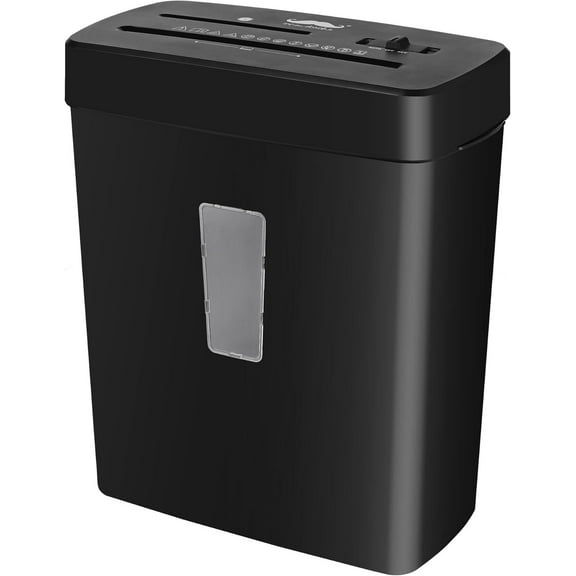 8-Sheet Paper Shredder, Auto Cross-Cut Paper, CD and Credit Card Shredder with 13L Bin Basket for Home Office