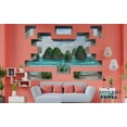 thumbnail image 5 of Wall-Ahhh!™ 3D Architectural Trompe-l'oeil  Tropical Thailand Wall Mural Beachside Villa, 5 of 6