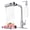 Brushed Nickel-Touch On, variant on Waterfall Kitchen Faucet Black Touch On Stainless Steel with Pull Down Sprayer