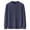 Blue, variant on Men's Sweater Solid Color Long Sleeve Casual Warm Fleece Lined Fall Winter Pullover Sweater