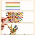 thumbnail image 7 of 3-in-1 Wooden Leaning Tower Strategy Game with Colorful Sticks, Educational Board Game for Fine Motor Skills and Family Bonding, 7 of 7