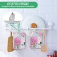 thumbnail image 6 of 2 Pack Pot Holders for Kitchen Heat Resistant Hot Pads Sets for Cooking Baking Pink Peony Pattern, 6 of 7