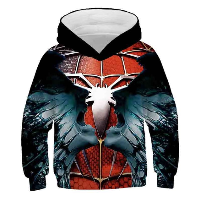 Arvel-sudaderas con estampado 3D de Los Vengadores para niños y niñas, ropa deportiva de manga larga, superventas, novedad de otoño