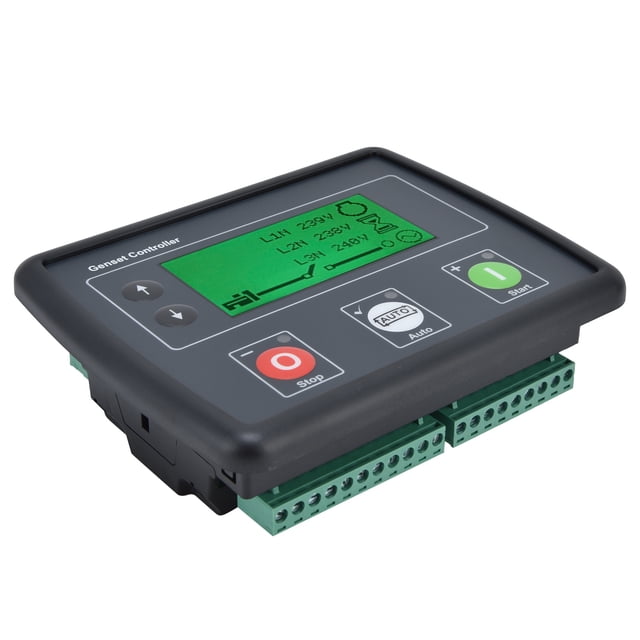 Octpeak Generator Accessories,Generator Set Controller Self‑Starting 3‑Phase Genset Detection Control Module DSE4510,Diesel Generator Controller