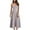Light Gray, variant on SnnmBlm Sleeveless Corset Dress for Women 2024 Elegant Spaghetti Strap Midi Dress Flowy Pleated Hem Low Cut Prom Dresses Black S