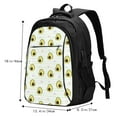 thumbnail image 5 of Daiia Avocado of a Hear Pattern USB Charging Backpack for Men and Women, Anti-Theft Backpack,Travel Backpack,School Backpack,College Backpack,Laptop Backpack, 5 of 7