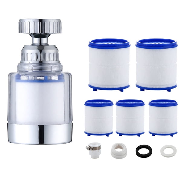 Grifo con filtro de agua de 360 grados, práctica extensión de grifo, útil para cocina y baño