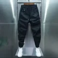 thumbnail image 3 of Pantalones cargo para hombre Pantalones elásticos color caqui para hombre Pantalones holgados de invierno de corte regular Pantalones de diseñador de lujo baratos Harajuku Spandex Techwear, 3 of 4
