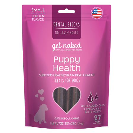 UPC: 0657546700538 | Get Naked Dental Chew Sticks Dog Puppy Health Small 6.2 oz