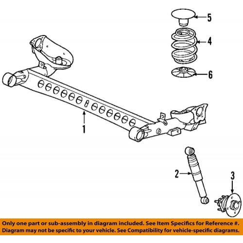 GM 25993738 Rear Coil Spring Seat Chevrolet HHR Cobalt Saturn Ion
