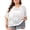 White, variant on Blouses Top for Women Crewneck Short Sleeve Flower Crochet Tops Summer Beach Swimsuit Cover Up Top Drvitor
