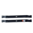thumbnail image 4 of 2-Pack 30" Mulching Blades for Troy-Bilt TB30, Craftsman R1000/R110, Cub Cadet CC30 – OEM 942-04385 Replacement, 6-Point Star Center Hole, 4 of 13