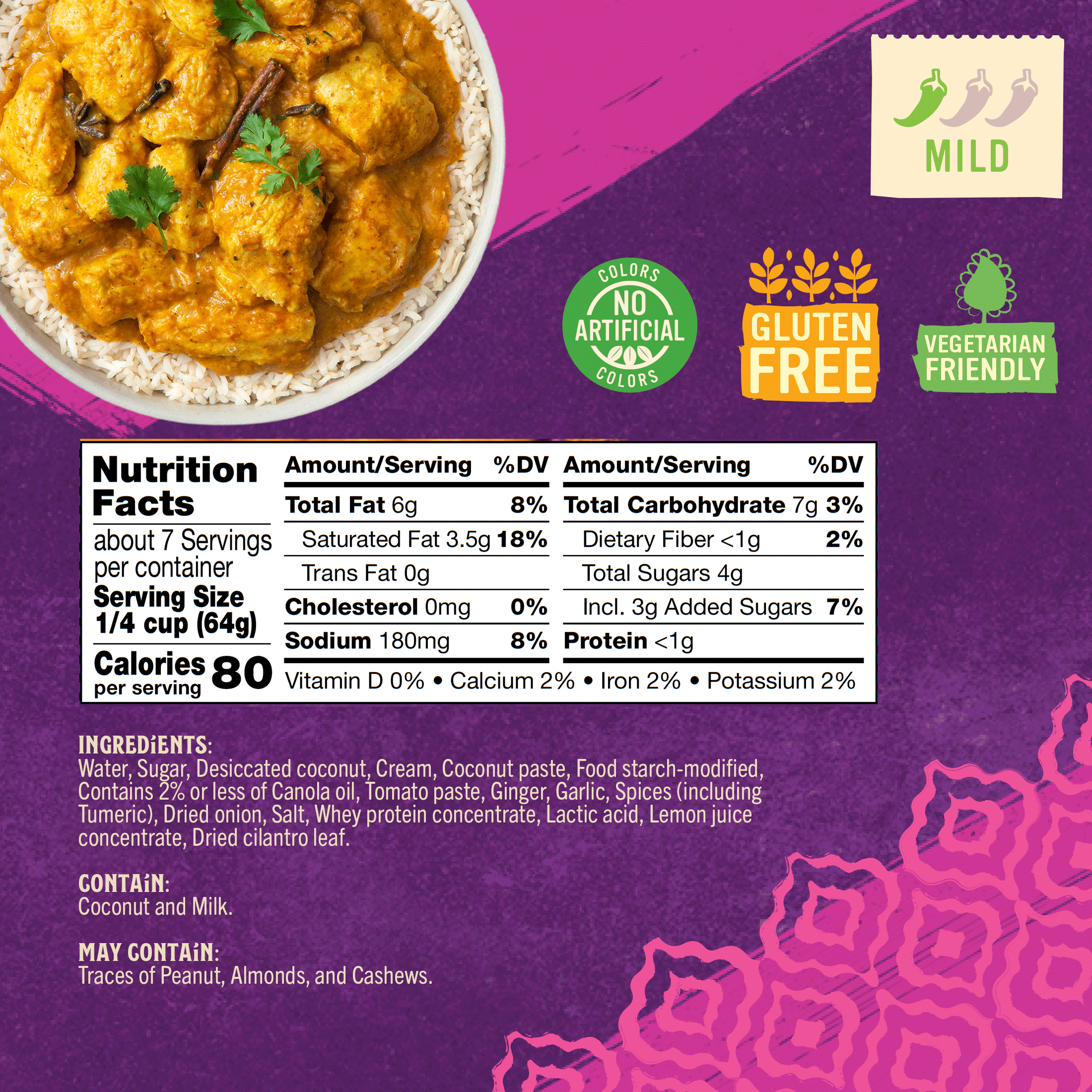(6 pack) Patak's Korma Simmer Sauce, 15 oz