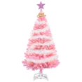 thumbnail image 1 of Árbol de Navidad Dream Loom de PVC rosa de 4 pies con soporte de metal, 1 of 7