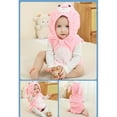thumbnail image 4 of KAUOD Toddler Dinosaur Hoodie Rompers Plush Fleece Halloween Outfits 3 6 12 18 24 Months Baby Sleeveless Zip up Jumpsuits, 4 of 4