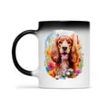 thumbnail image 2 of Welcome Spring Summer Cocker Spaniel Portrait Flower Blue Sky Heat Color Changing Mug Cockers Dog Lover Gifts Magic Coffee Mug - 12001, 2 of 4