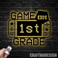 thumbnail image 3 of Craftnamesign Custom Game On Metal Wall Art LED Light, Custom Gamer Name Sign, Game Room LED Decor, 3 of 5