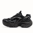 thumbnail image 6 of Men'S Retro Chunky Platform Sneakers with Airflow Mesh & Arch Support - All-Season Low-Top Lace-Up Shoes, Cushioned Comfort, Yellow & Colorway, Arch Support Insole, Durable Synthetic Cover-like, 6 of 9